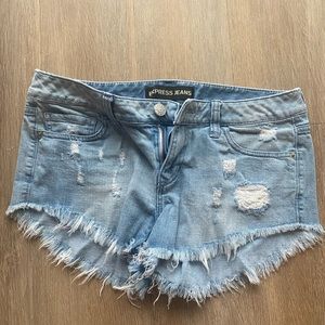Express Denim Shorts